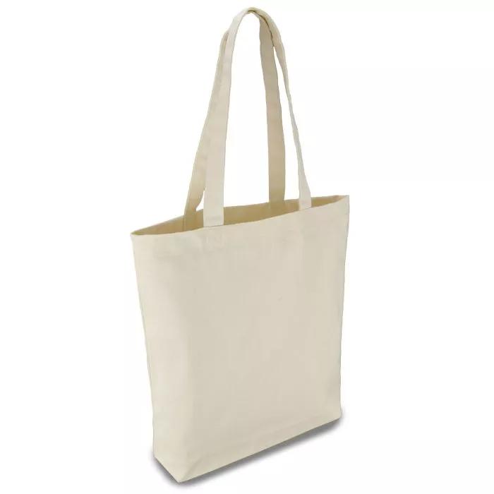 Эко-сумка из хлопка 36х38х7 см для печати лого